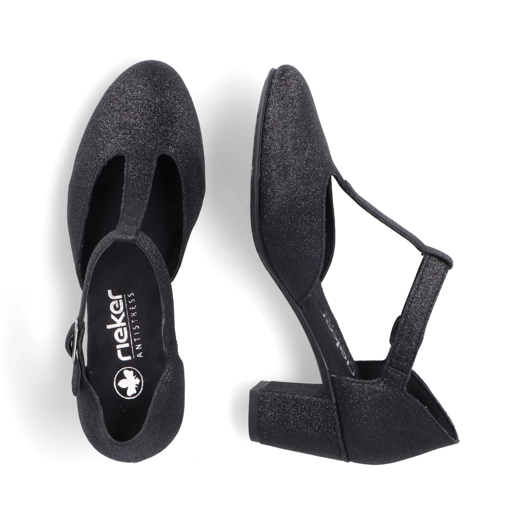 Rieker Damen Pumps nachtschwarz