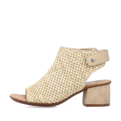 Rieker Damen Riemchensandaletten sandbeige