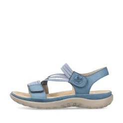 Rieker Damen Riemchensandalen himmelblau