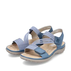 Rieker Damen Riemchensandalen himmelblau