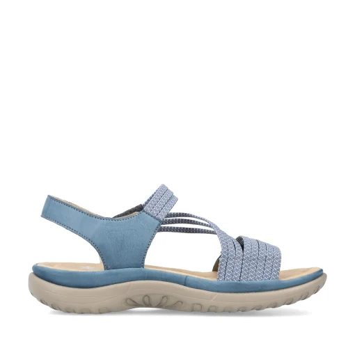 Rieker Damen Riemchensandalen himmelblau