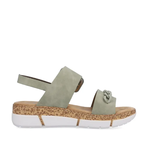 Rieker Damen Riemchensandalen mintgrün