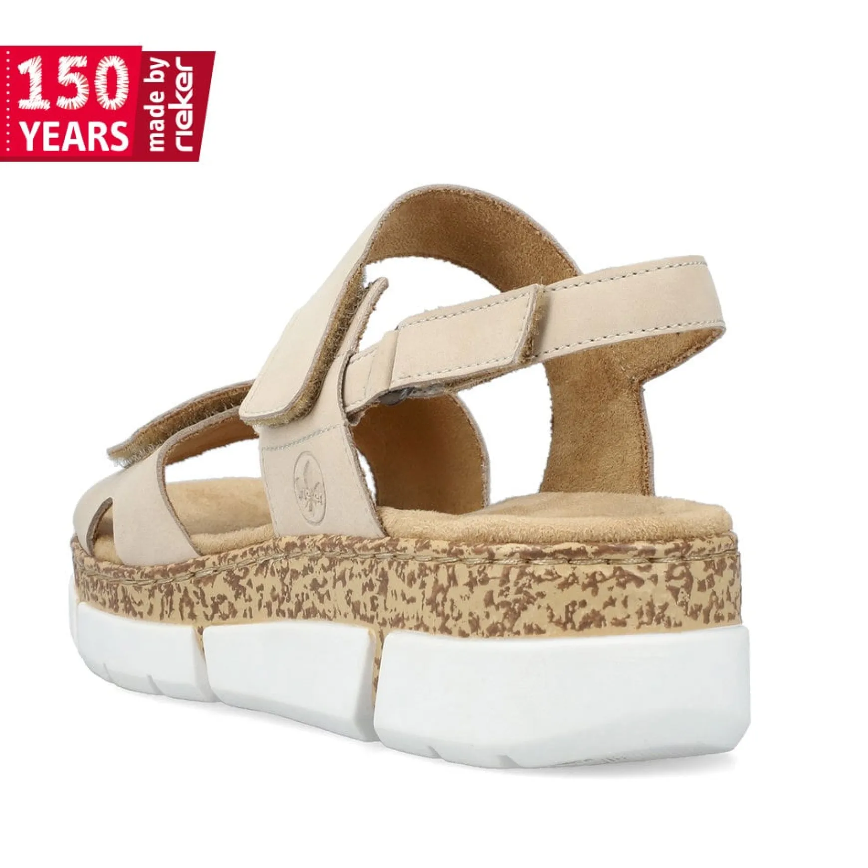 Rieker Damen Riemchensandalen hellbeige