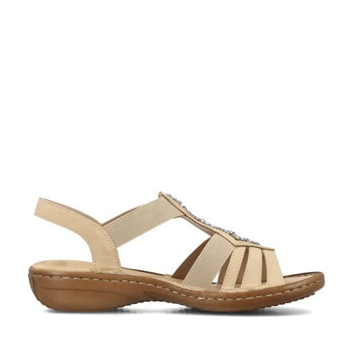 Rieker Damen Riemchensandalen hellbraun
