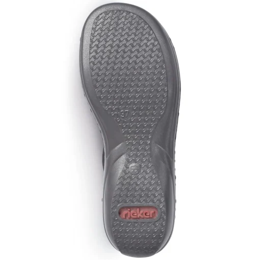 Rieker Damen Riemchensandalen nachtschwarz