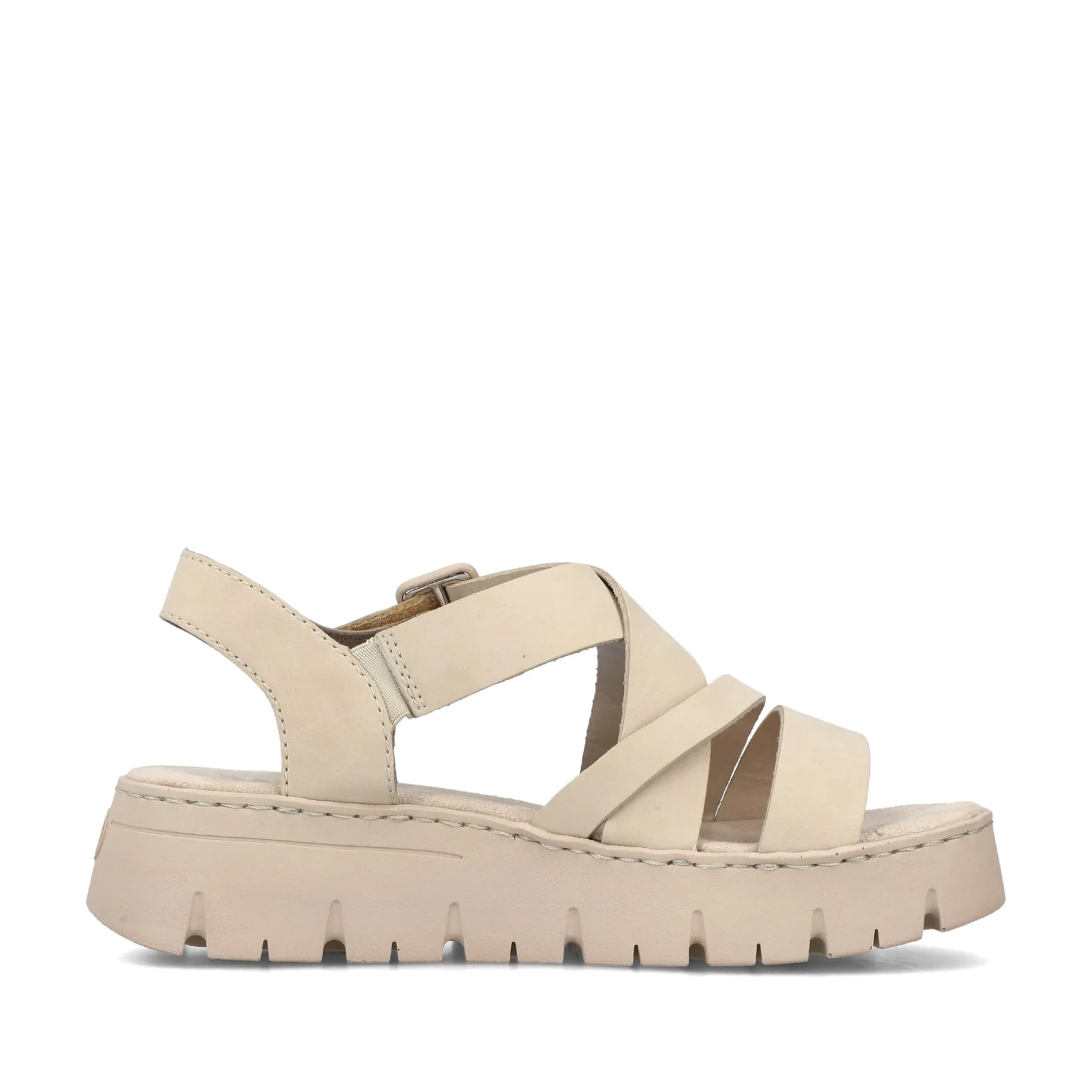 Rieker Damen Riemchensandalen hellbeige