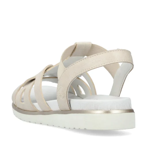Rieker Damen Riemchensandalen perlweiß