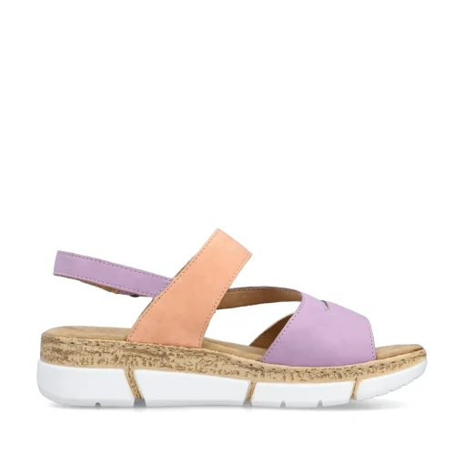 Rieker Damen Riemchensandalen pastellbunt