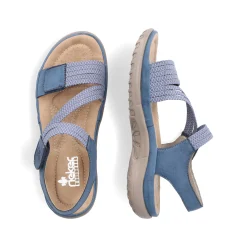 Rieker Damen Riemchensandalen himmelblau