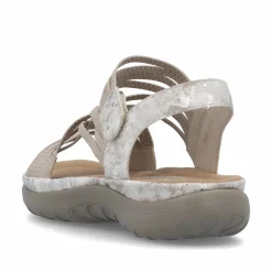 Rieker Damen Riemchensandalen cremebeige