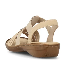 Rieker Damen Riemchensandalen hellbraun