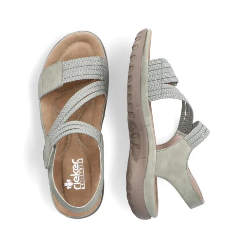 Rieker Damen Riemchensandalen mintgrün