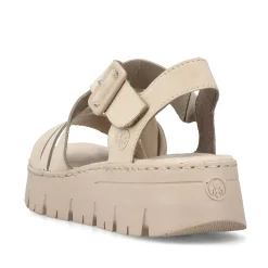 Rieker Damen Riemchensandalen hellbeige