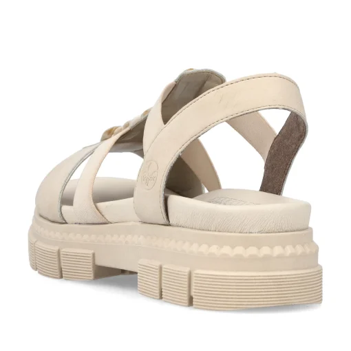 Rieker Damen Riemchensandalen hellbeige