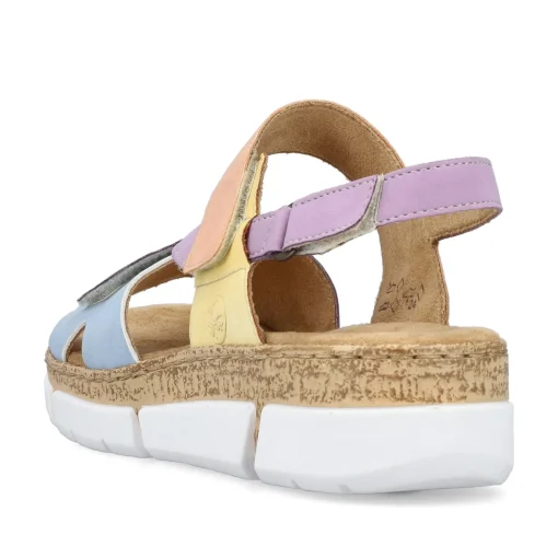 Rieker Damen Riemchensandalen pastellbunt