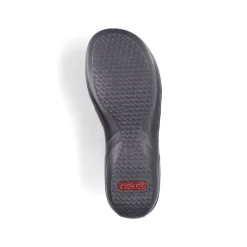 Rieker Damen Riemchensandalen asphaltschwarz