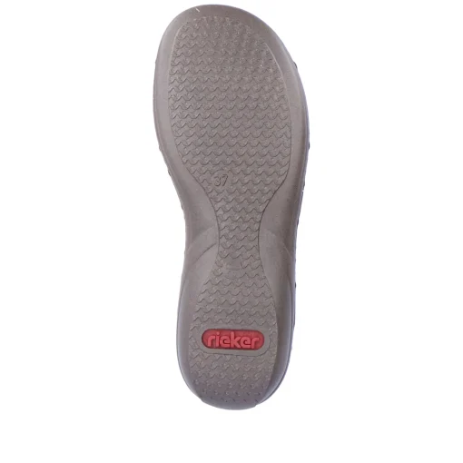 Rieker Damen Riemchensandalen schwarzgrau