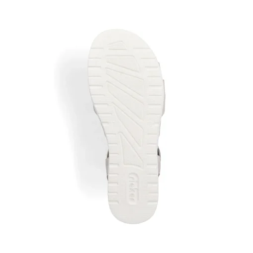 Rieker Damen Riemchensandalen perlweiß