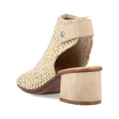 Rieker Damen Riemchensandaletten sandbeige