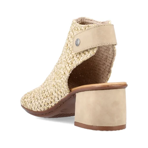 Rieker Damen Riemchensandaletten sandbeige