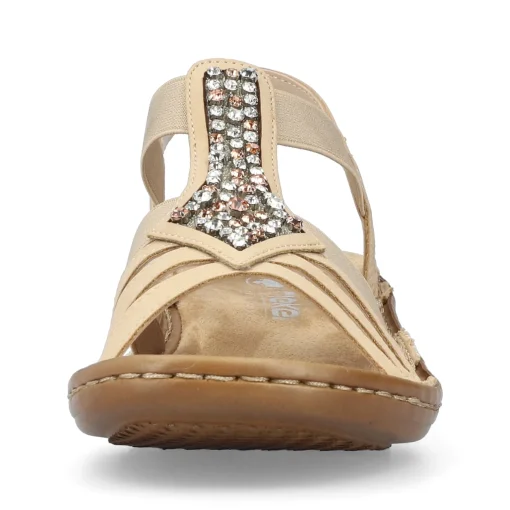 Rieker Damen Riemchensandalen hellbraun
