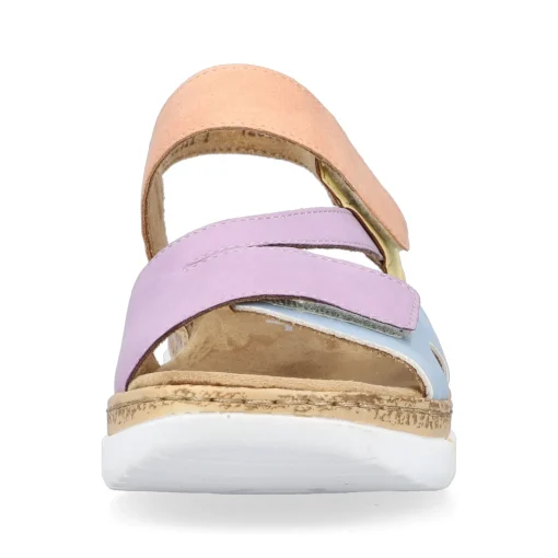 Rieker Damen Riemchensandalen pastellbunt