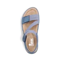 Rieker Damen Riemchensandalen himmelblau