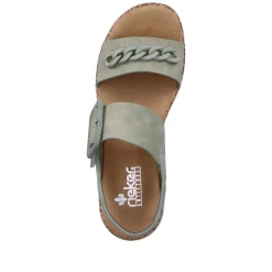 Rieker Damen Riemchensandalen mintgrün