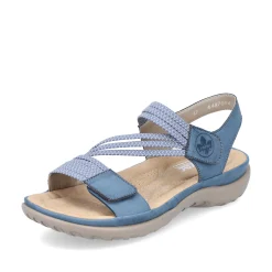 Rieker Damen Riemchensandalen himmelblau