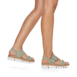 Rieker Damen Riemchensandalen mintgrün