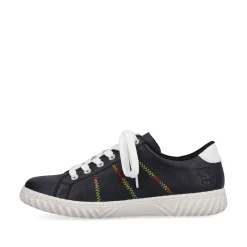 Rieker Damen Schnürschuhe marineblau