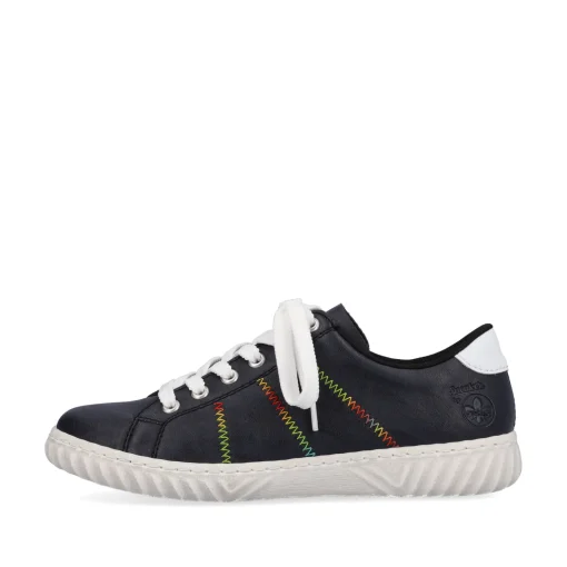 Rieker Damen Schnürschuhe marineblau