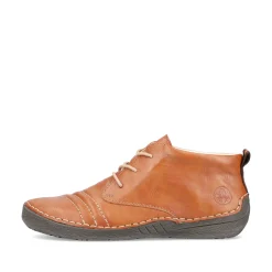 Rieker Damen Schnürschuhe karamellbraun