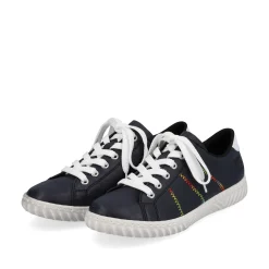 Rieker Damen Schnürschuhe marineblau