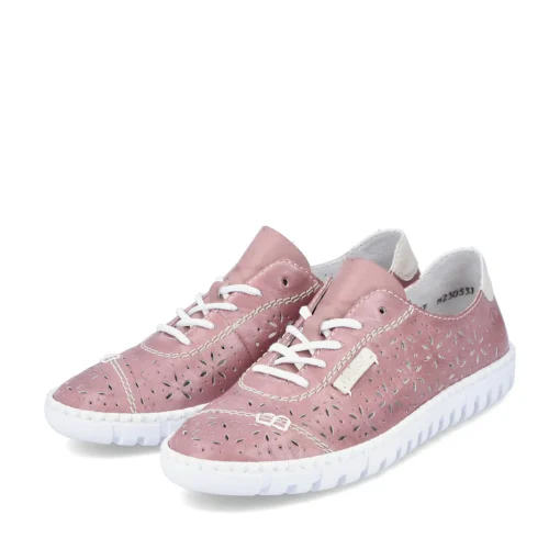 Rieker Damen Schnürschuhe blütenrosa