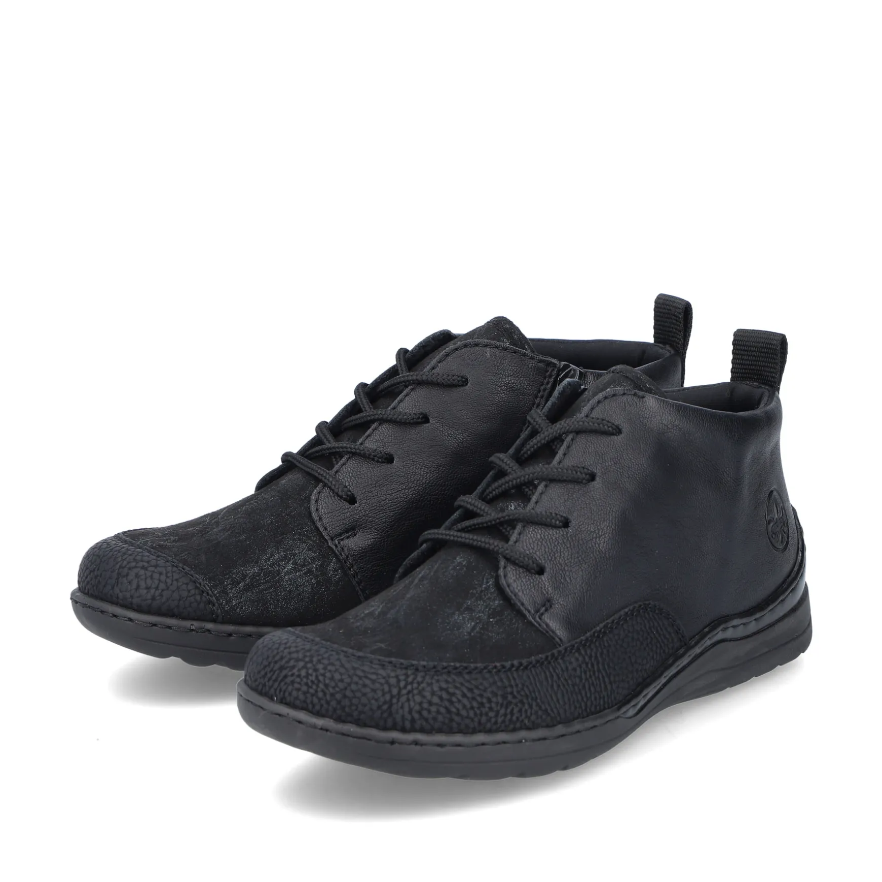 Rieker Damen Schnürschuhe urbanschwarz