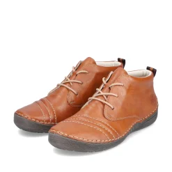 Rieker Damen Schnürschuhe karamellbraun
