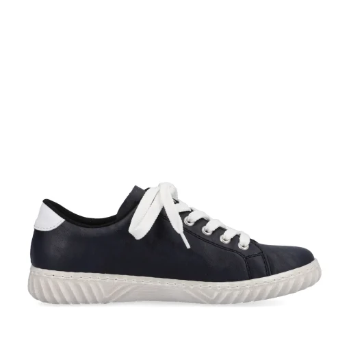 Rieker Damen Schnürschuhe marineblau