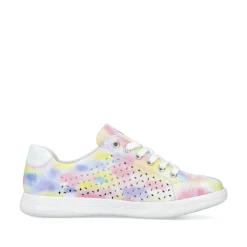 Rieker Damen Schnürschuhe multi-edelweiß