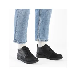 Rieker Damen Schnürschuhe urbanschwarz