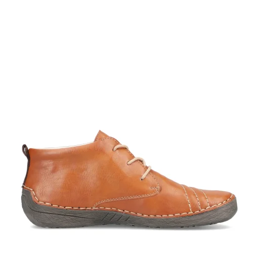 Rieker Damen Schnürschuhe karamellbraun