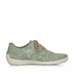 Rieker Damen Schnürschuhe grüngrau