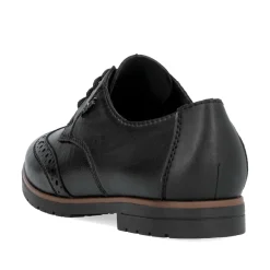 Rieker Damen Schnürschuhe tiefschwarz