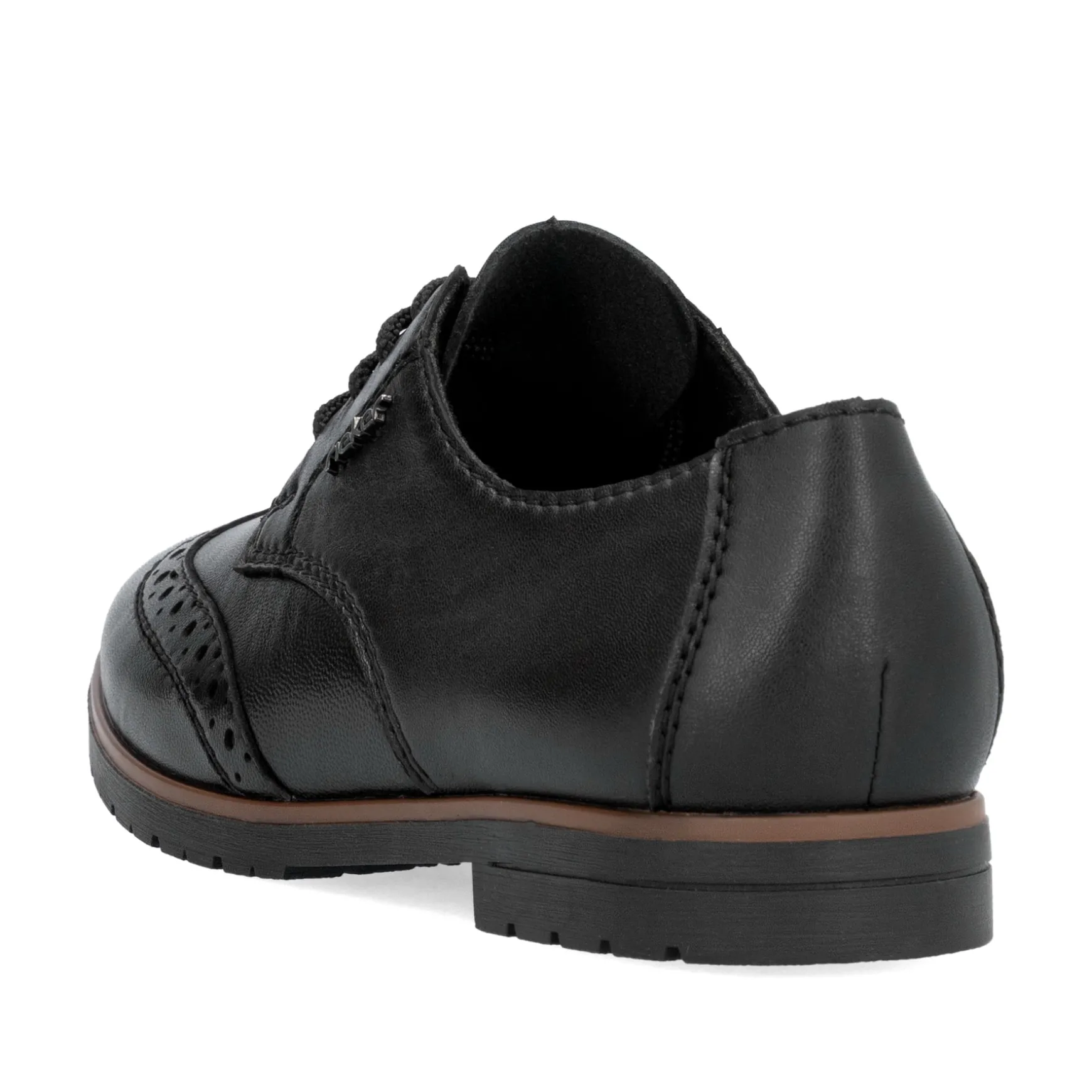 Rieker Damen Schnürschuhe tiefschwarz