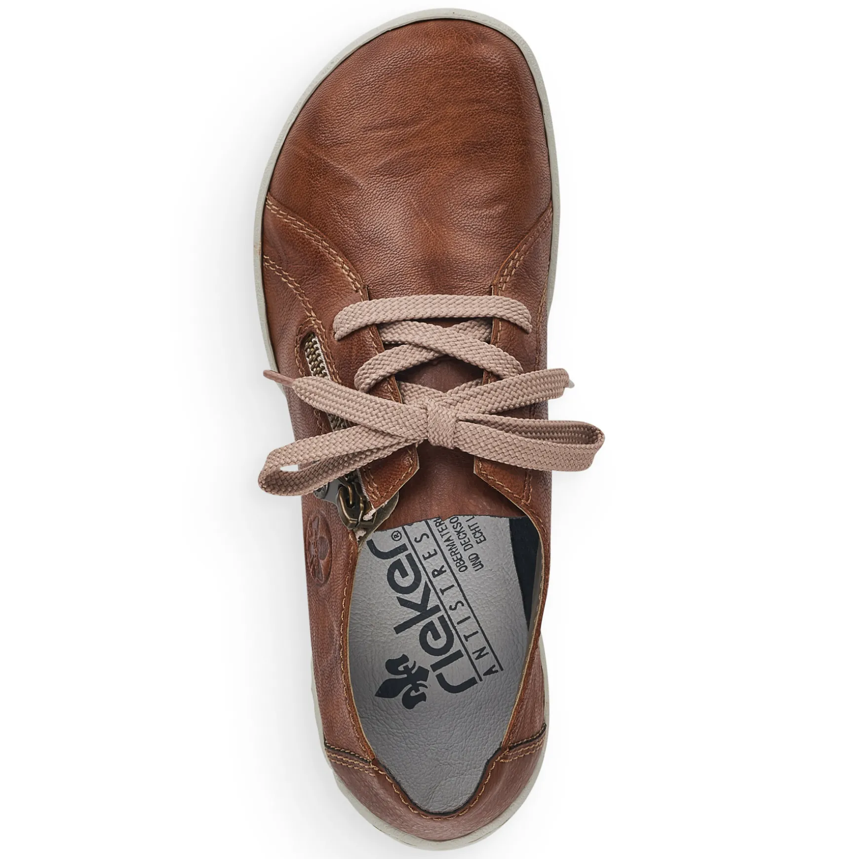 Rieker Damen Schnürschuhe kastanienbraun