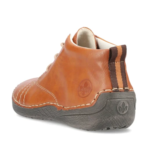 Rieker Damen Schnürschuhe karamellbraun