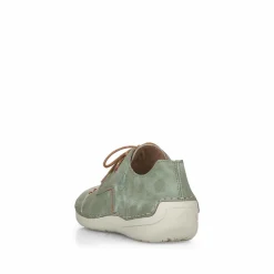 Rieker Damen Schnürschuhe grüngrau