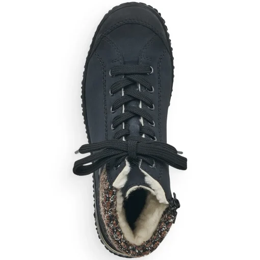 Rieker Damen Schnürschuhe dunkelblau