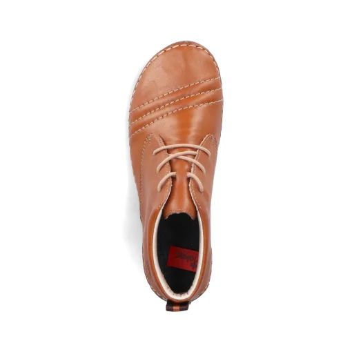 Rieker Damen Schnürschuhe karamellbraun