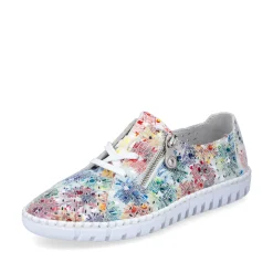 Rieker Damen Schnürschuhe geblümt